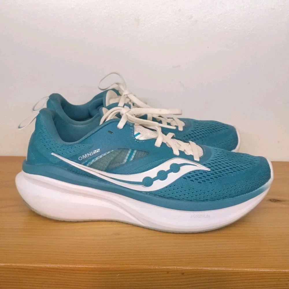 Saucony Omni 22 Shoes Womens Size 9 Blue Running Sneakers S10926-201
